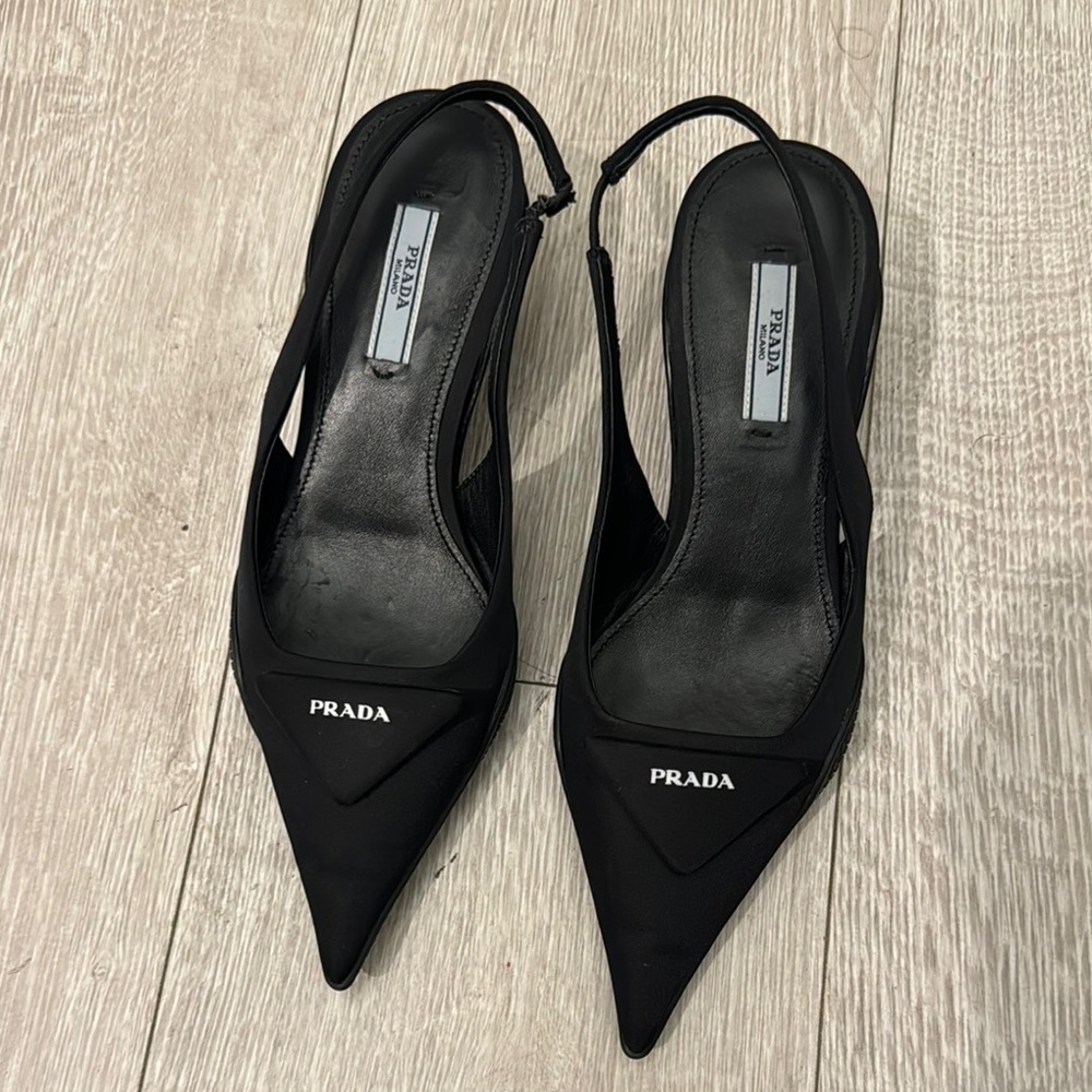 Prada Black Heels